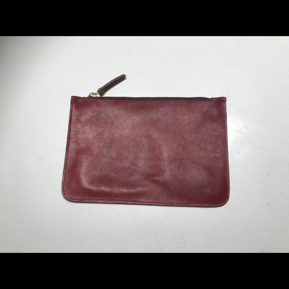 Los Angeles apparel leather clutch